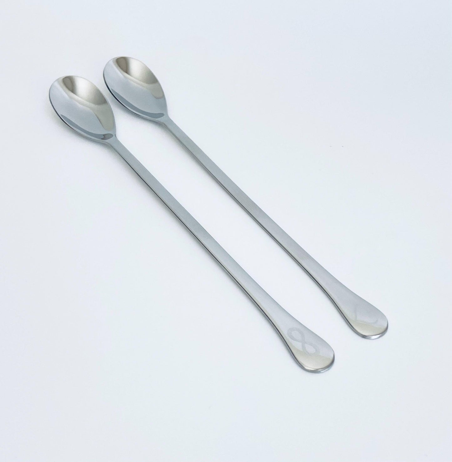 Personalized Stainless Steel Long Handle Coffee Spoon • Custom Engraved Coffee Lover Gift