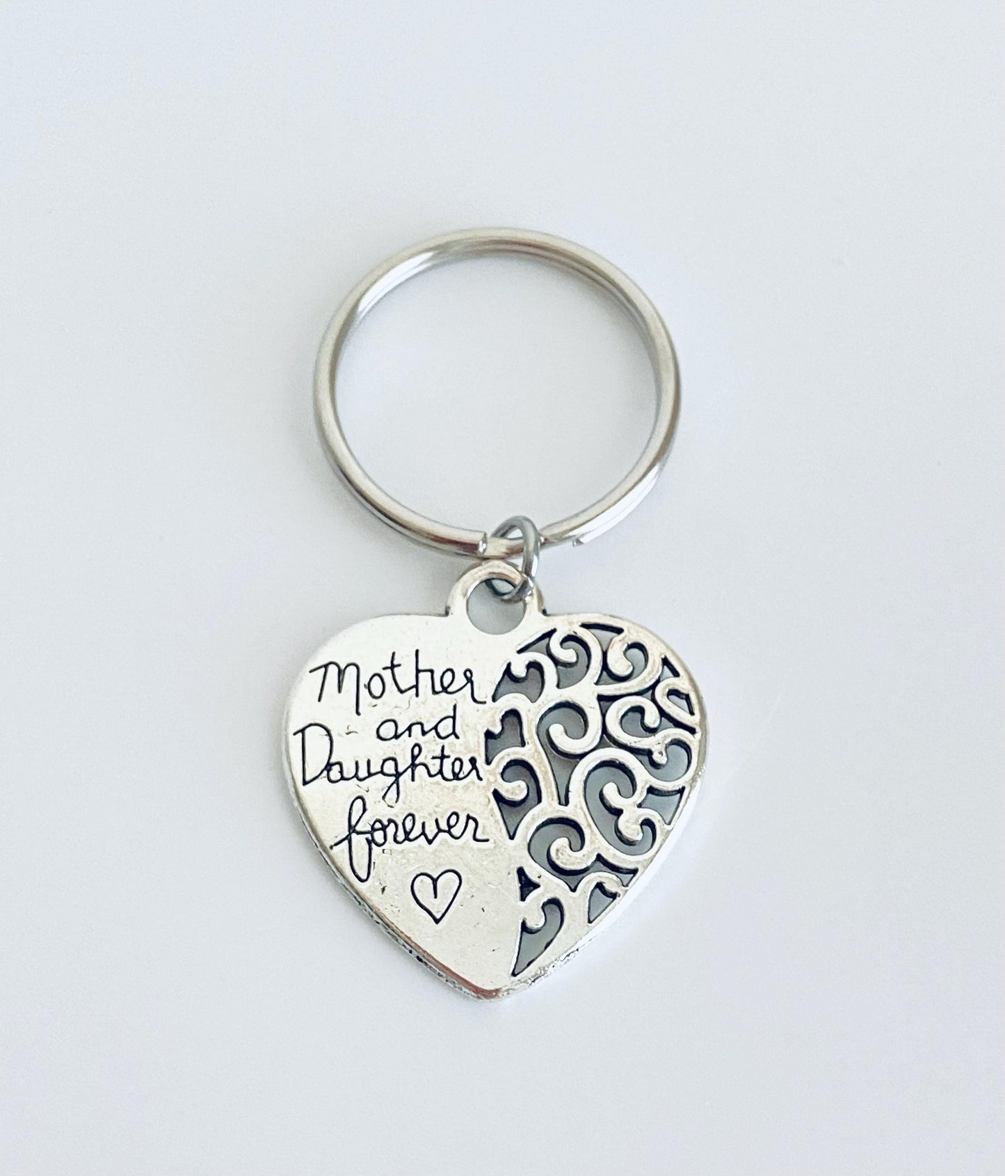 Mom Daughter Key Chain • Family Gift