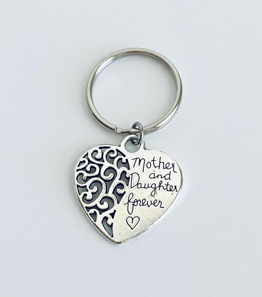 Mom Daughter Key Chain • Family Gift