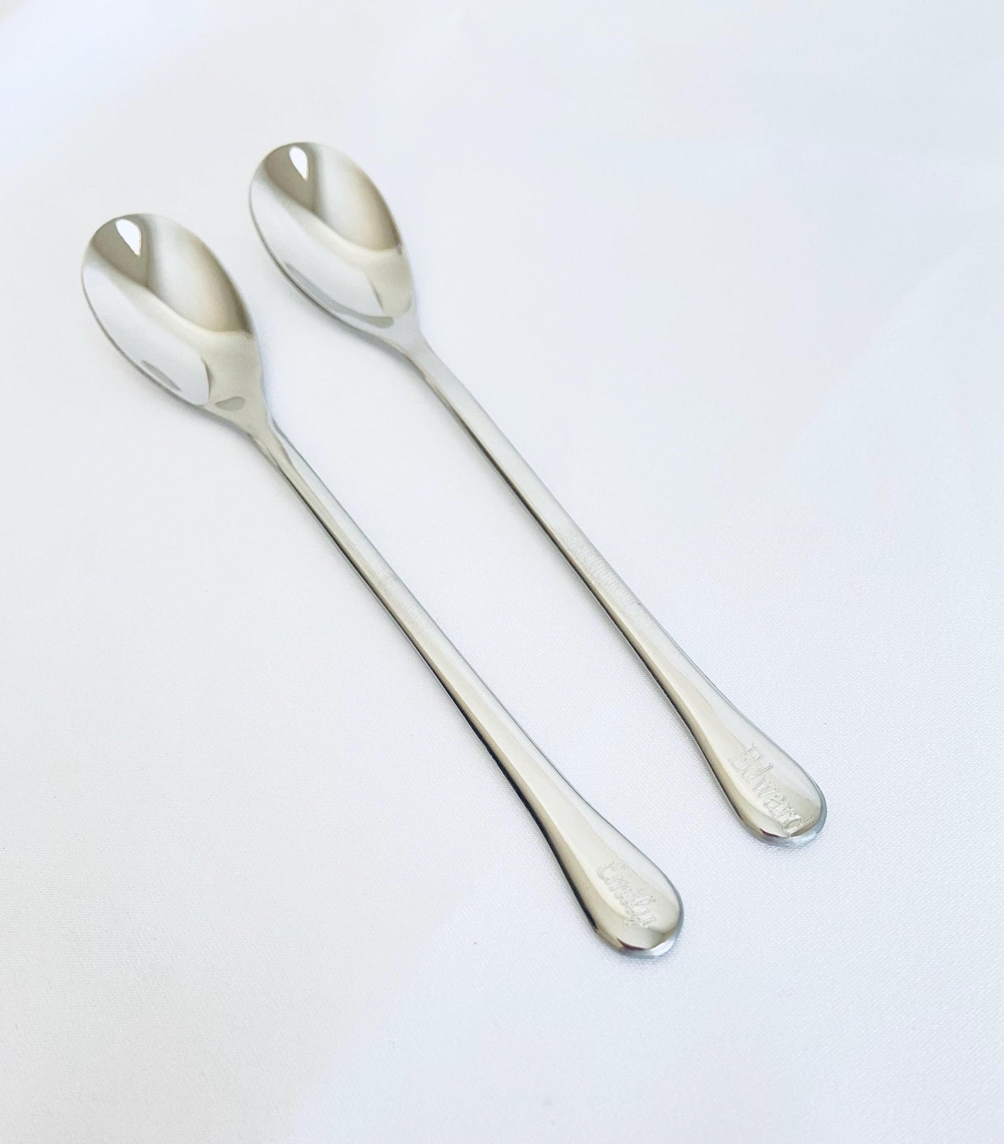 Personalized Stainless Steel SMALL Spoon • Custom Engraved Mini Spoon, Small Metal Spoon Gift for Coffee & Dessert