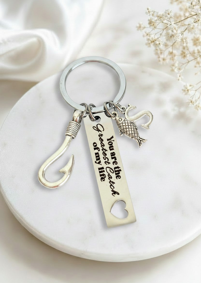 Personalized Fishing Keychain