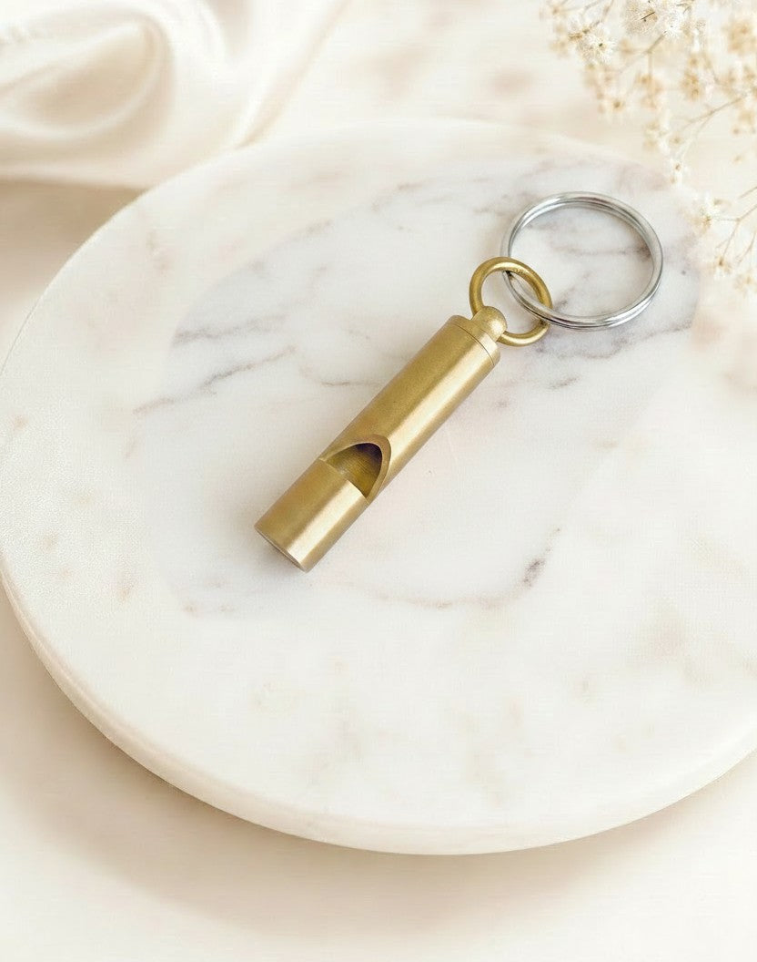 Personalized Whistle Keychain